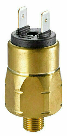0167 - Drukschakelaar SW24 / 42V / 35 Bar / Messing