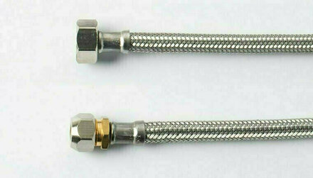1182060 - Flexibele aansluitslang RVS DN8 1/2'' binnendraad x 12mm knel