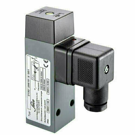 0150 - Drukschakelaar / 250V / 20 Bar / aluminium