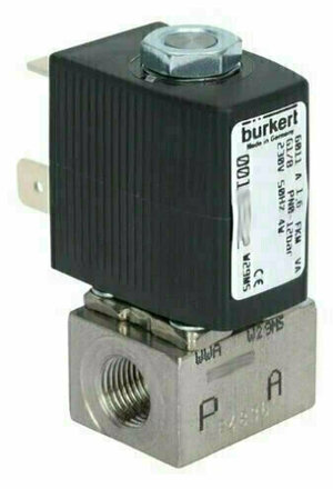 134113 - 1/8'' RVS 2.4 110VAC Burkert Magneetventiel