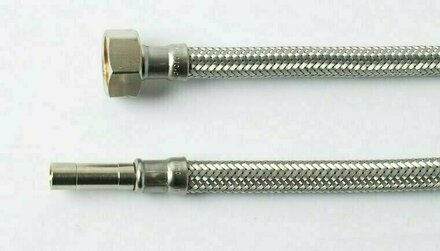 1182002 - Flexibele aansluitslang RVS DN8 1/2" binnendraad x buis 10mm