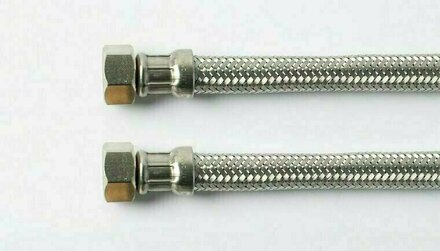 Flexible connection hose stainless steel DN13 1/2" female thread x 1/2" female thread