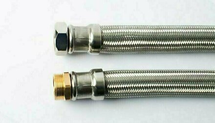 112510 - Flexibele aansluitslang RVS DN32 1 1/4" binnendraad x 1 1/4" buitendraad