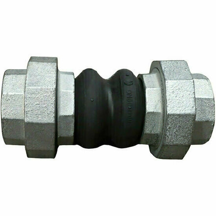 1504007 - Rubbercompensator EPDM 1504 DN32 BSP dubbele golf
