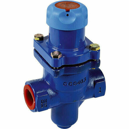 158053A - nodulair gietijzer drukreduceerventiel BDV25 3/4" BSP uitgangsdruk 3,5-8,6 bar