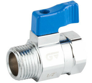 3097-01 - Mini kogelkraan 1/8" bi.x bu. draad PN16