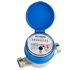 6110C-05 - Watermeter 3/4", drooglopend, koud water, type 6110, QN1,5m³, max. 30°, max. 16bar