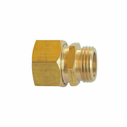 704B1212 - messing rechte koppeling 704B 3/8" buitendraad × knel Ø12mm