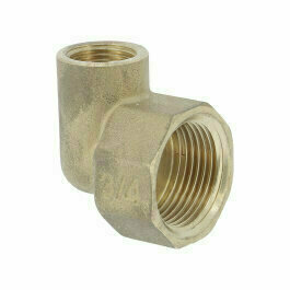 BOU599R4 - messing aftakfitting 1 uitgang F3/8", aansluiting Ø3/4"