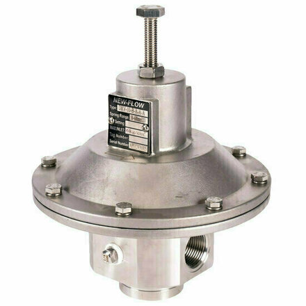 246001 - RVS drukreduceerventiel DRV 1/2" uitgangsdruk 5-60 mbar (NBR/PTFE membraan)