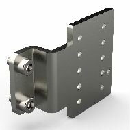 LK-BB-MV12-A2-SET - Eurotec - LinKit-montageplaat voor 1/2"-magneetventielen, set
