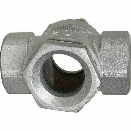 222009 - Kijkglas Gietijzer SKT6 BSP 2" dubbel gehard glas