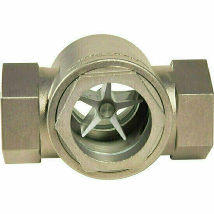 224309 - Kijkglas RVS FW12 BSP 2" dubbel gehard glas