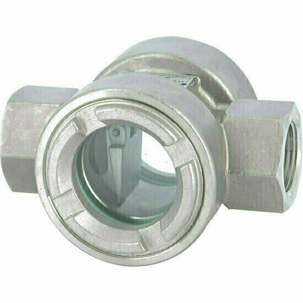 224007A - Kijkglas RVS SKT9 BSP 1"1/4 dubbel gehard glas