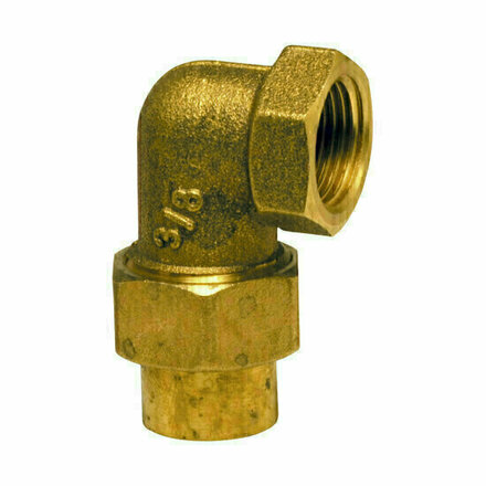 96GCU1212 - Bochtkoppeling 96GCU Messing Ø12 koper × 3/8" binnendraad