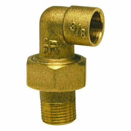 98GCU1212 - Bochtkoppeling 98GCU Messing Ø12 koper × 3/8" buitendraad