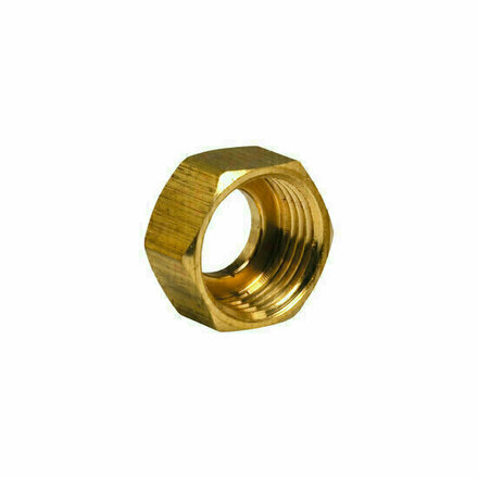 374G1220 - Wartelmoer 374G Messing Ø12 koper × 3/4" binnendraad