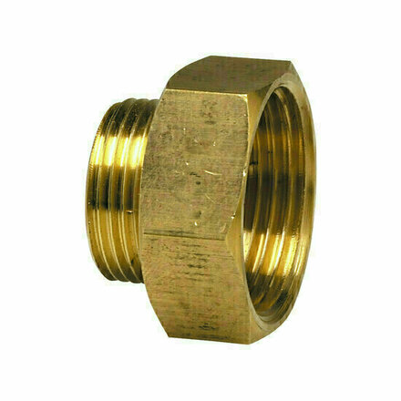 246G0805 - Verloopnippel 246G Messing 1/4" binnendraad × 1/8" buitendraad