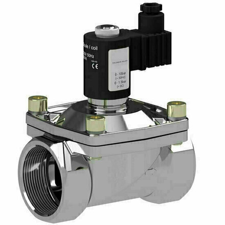 2476A7 - * - RVS gecombineerd gest. magneetventiel 1 1/4" 0-7/14bar N.C.