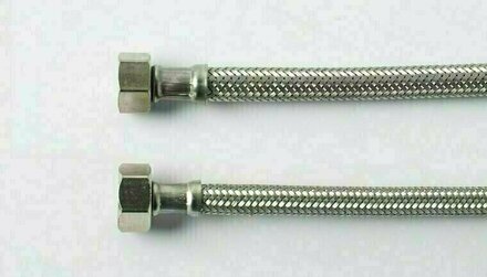 1182043 - ADL Flexibele aansluitslang RVS DN8 3/8" binnendraad 1/2" binnendraad