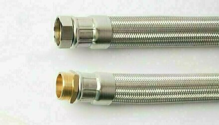 1125110 - ADL Flexibele aansluitslang RVS DN40 1 1/2" binnendraad x 1 1/2" buitendraad