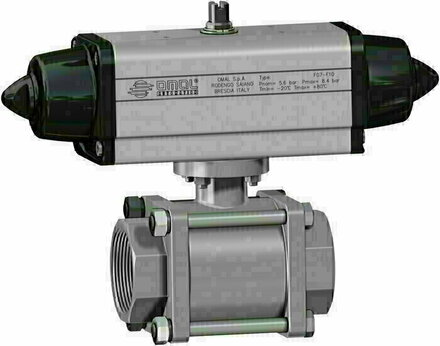 VHA5BABAP44 - Omal HERCULES hoge-druk kogelkraan DN15 (½") PN 400 Koolstofstaal (Carbon steel) A105 - free shaft, NPT