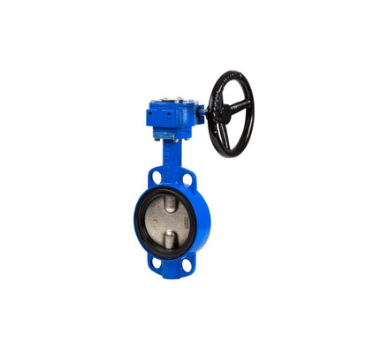 5109-10 - Genebre Vlinderklep DN65 GY/EPDM + RVS disc, PN16 HW bediening