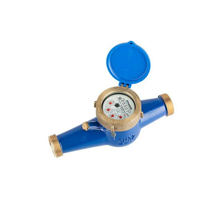 6029-09 - Genebre Watermeter 2" QN10m³ koud max.30°C inclusief koppeling, L=300