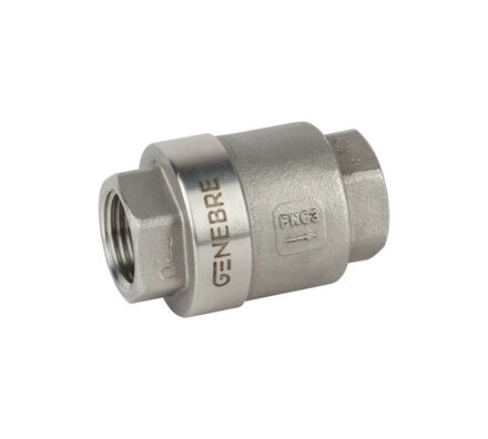90G24160317 - 2416-03 Genebre Terugslagklep / G3/8 - DN10 / PN63 / RVS316 - veer