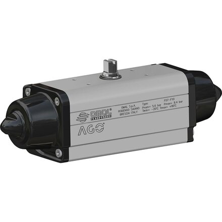 SRN0015402S - Omal Actuator AGO (Aluminium) SRN15 ISO 5211 F04 pneumatisch veerretour (spring return)