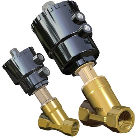 J9SPG1405 - Omal ZEUS klepafsluiter DN20 (3/4") - N.C. anti-waterslag pneumatisch - actuator Ø40
