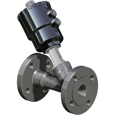 J4SPG1665 - Omal ARES klepafsluiter DN20 (flens 3/4") - N.C. anti-waterslag pneumatisch - actuator Ø50
