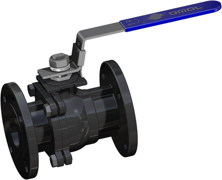 LSP12E03CC - Omal Spartan Split Body PN 16-40 ANSI 150-300 Stark,wafer,carbon steel, A216 WCB,hand bediend - G4 - DN100 / PN 16