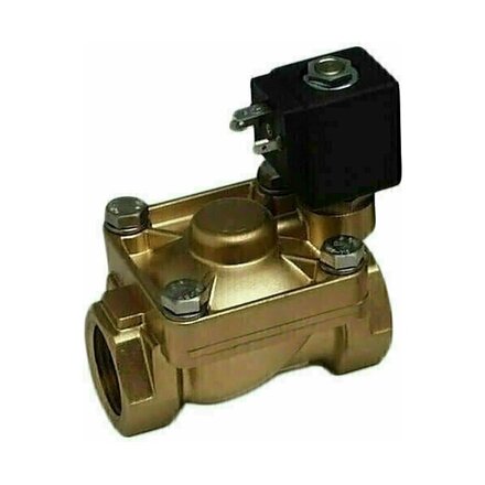 340512 - G3/4 - Messing magneetventiel - NC - 0,3..16 Bar