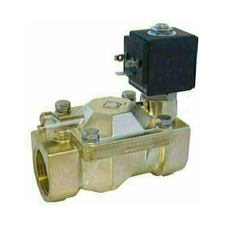 390511 - G2 - Messing magneetventiel - NC - 0,2..10 Bar