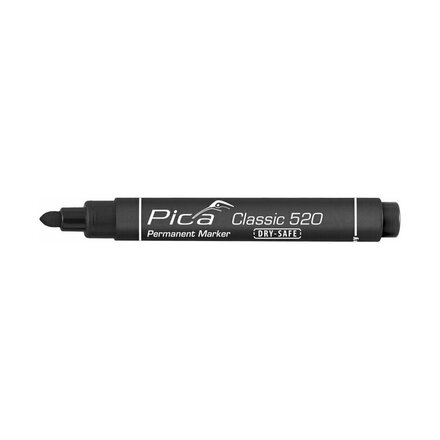 520/46 - Pica Permanent Marker - Zwart - 1-4mm