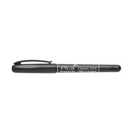 534/46 - Pica Classic Permanent Pen - Rond - Zwart - 1,0mm