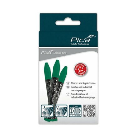 590/36 - Pica 12ST MARKEERKRIJT PRO 12X120MM GROEN