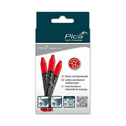 590/40 - Pica 12ST 590/36 MARKEERKRIJT PRO 12X120MM ROOD