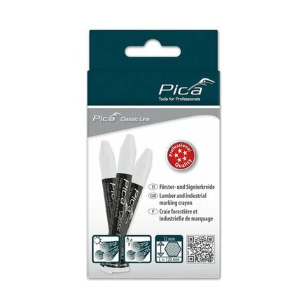 590/52 - Pica PRO Markeerkrijt - WIT - 12 x 120mm (12st)