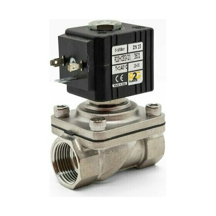 R2IHCFGV25/4 - R2G 2/2-w. NC RVS/FKM G1'' doorlaat 25 mm 0-16 bar spec.