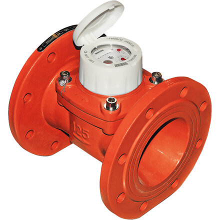 1739100 - Watermeter 1739 Gietijzer DN100 PN16 warm water (Woltman, flens RF)