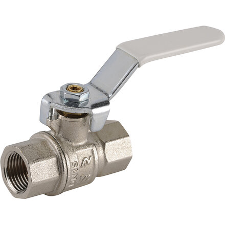 520009 - Kogelkraan 520 Messing 2" FF BSPP witte hendel