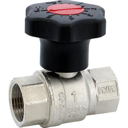 531007 - Kogelkraan 531 Messing 1"1/4 FF met reductie-hendel (BSPP) PN25