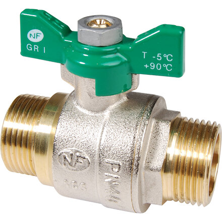 568006 - Kogelkraan 568 Messing 1" MM full bore