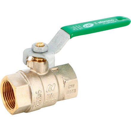 577002 - Kogelkraan 577 Messing 1/4" FF BSPP full bore hendel