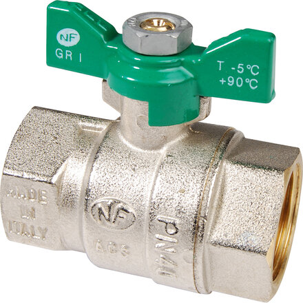 578002 - Kogelkraan 578 Messing 1/4" FF full bore