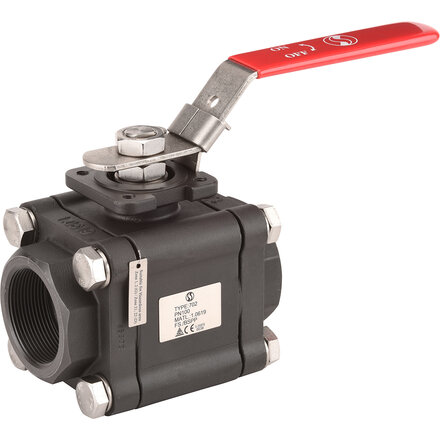 702115 - Kogelkraan 702 Koolstofstaal DN15 BW Firesafe ISO