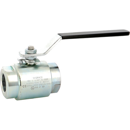 717105 - Kogelkraan 717 Koolstofstaal 3/4" FF NPT Firesafe
