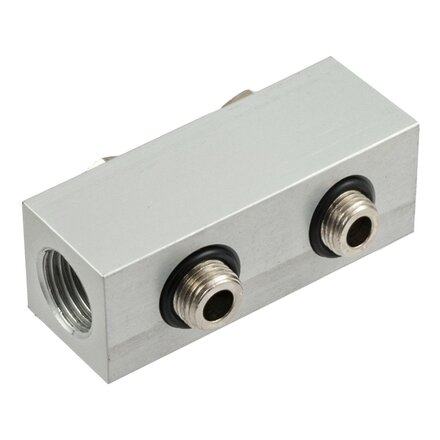 0221000200 - Montage strip 2 POSITIES 1/8'' Serie 70 1/8''